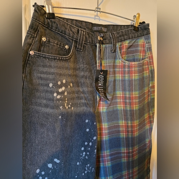 DOLLS KILL~Current Mood~ Too Punk Denim Jeans - Picture 8 of 9